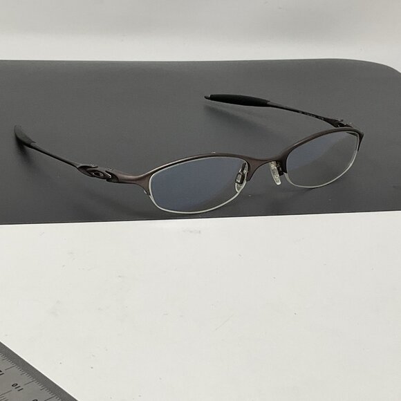 Oakley Eyeglasses 11-746 Chain 6.0 Titanium Dk Bronze Half Rim Metal Frame 48mm main image 9